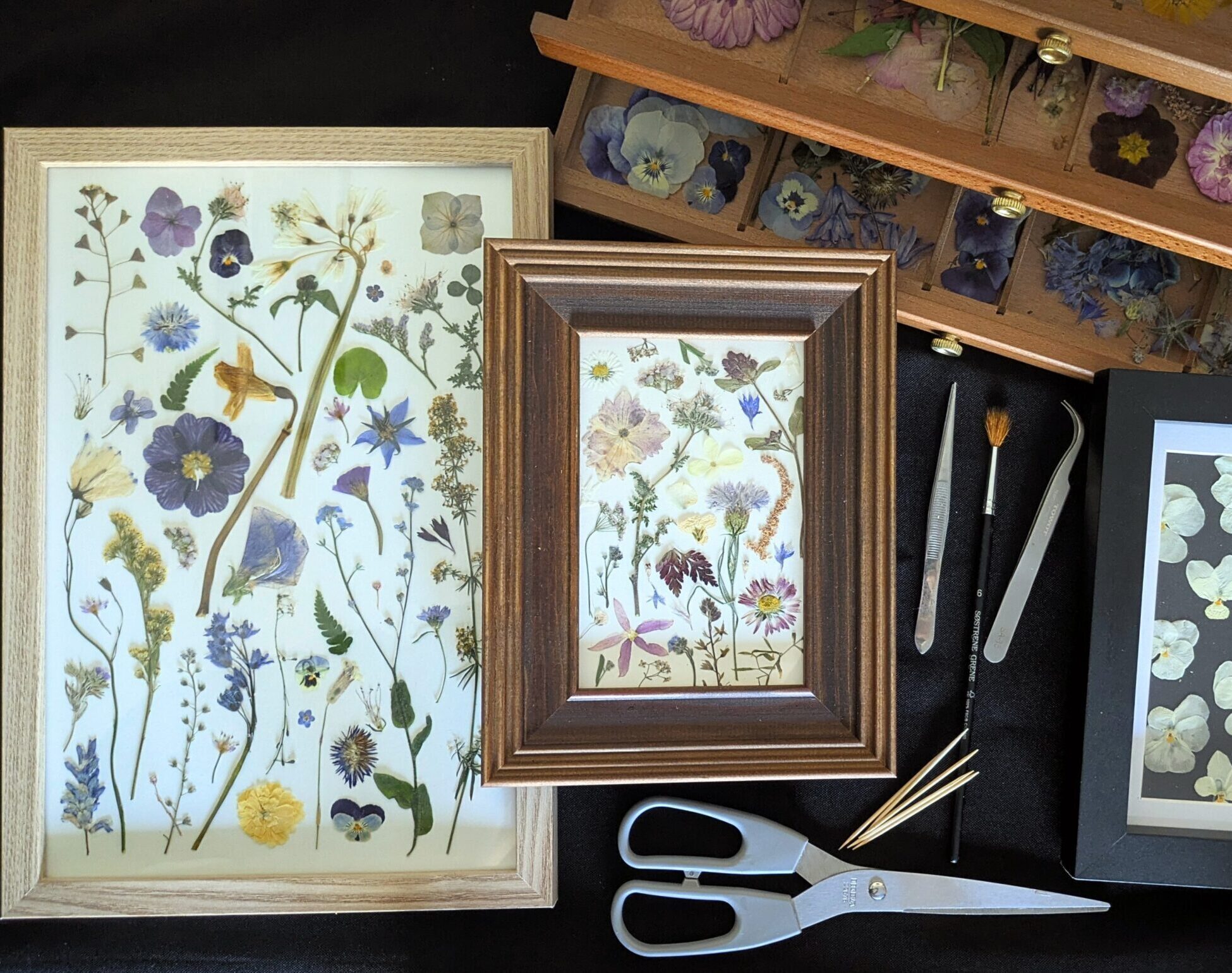 Art in Layers Botanical Collage